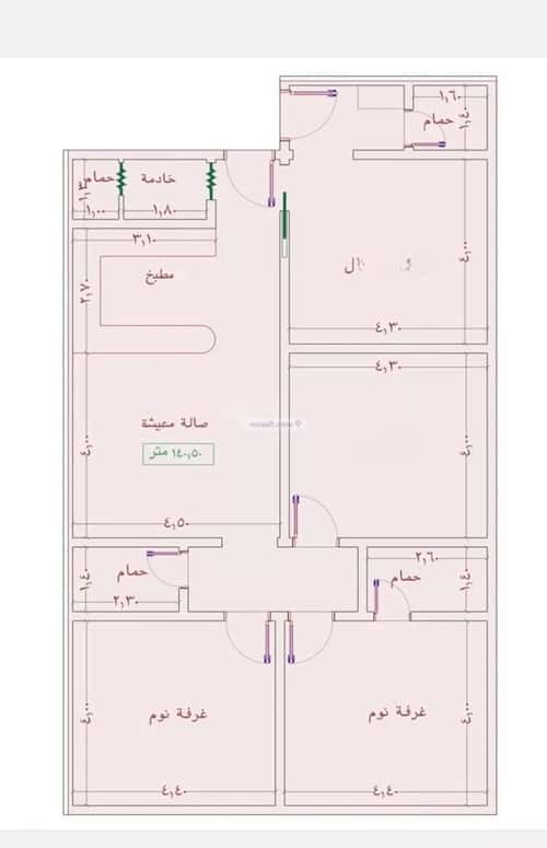 Apartment 2939 SQM with 4 Bedrooms Al Jamea|Ah, South Jeddah, Jeddah