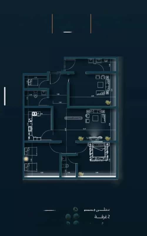 Apartment 630 SQM with 3 Bedrooms Al Salamah, North Jeddah, Jeddah