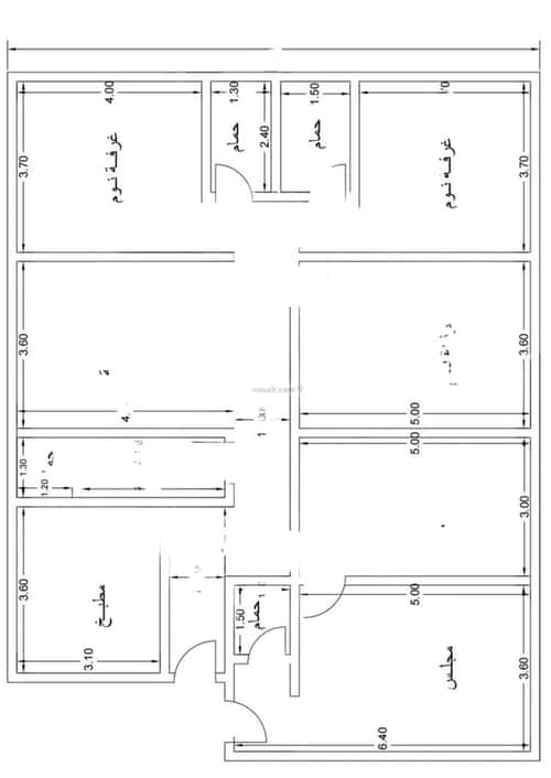 Apartment 750 SQM with 5 Bedrooms Al Nuzha, North Jeddah, Jeddah