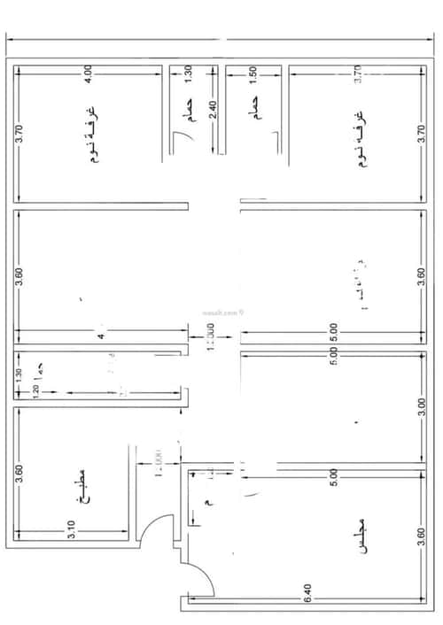 Apartment 750 SQM with 5 Bedrooms Al Nuzha, North Jeddah, Jeddah