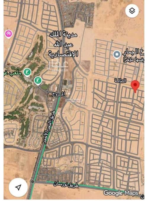 أرض 336 متر مربع غربية على شارع 20م الملك عبدالله الاقتصادية، مدينة الملك عبدالله الاقتصادية