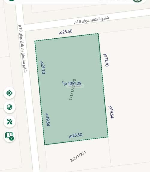 Land 1051 SQM Facing North West on 15m Width Street West Umm Al Hamam, West Riyadh, Riyadh