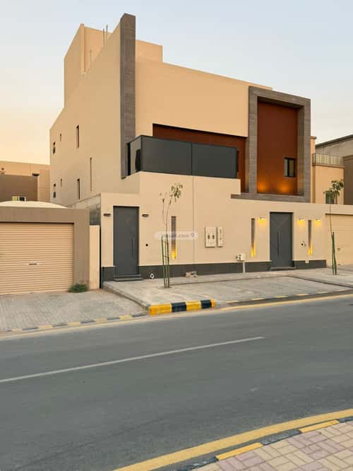 Villa 400 SQM Facing West on 18m Width Street King Khalid Int.Airport, North Riyadh, Riyadh