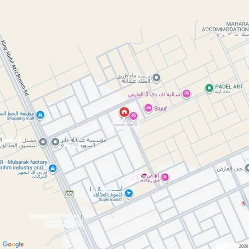 شقة 1073 متر مربع بغرفتين العارض، شمال الرياض، الرياض