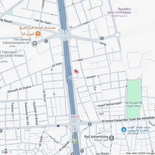 Land 537 SQM Facing East on 80m Width Street Al-Futah, Central Riyadh, Riyadh
