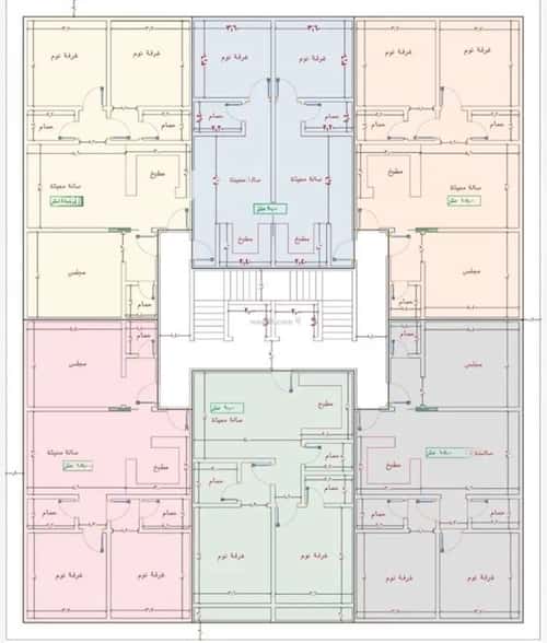 Apartment 550 SQM with 3 Bedrooms Al Yaqoot, North Jeddah, Jeddah