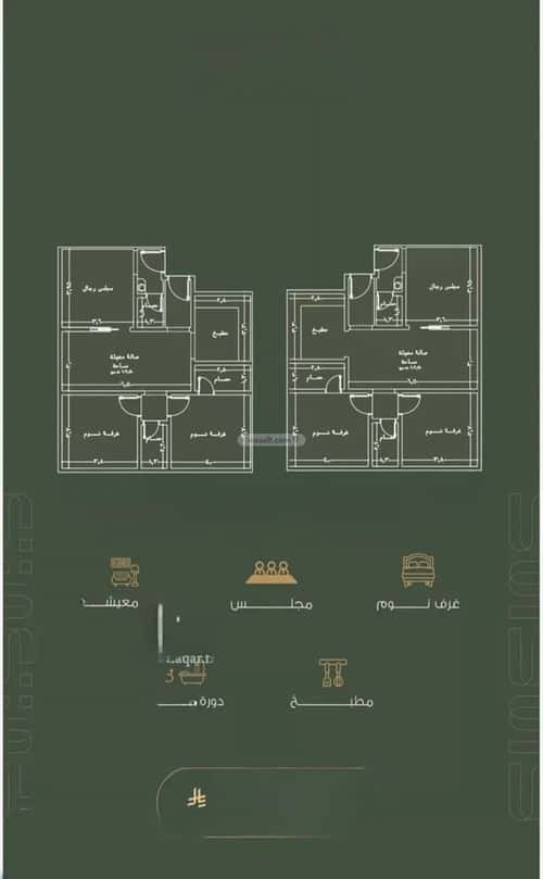 Apartment 105 SQM with 3 Bedrooms Al Naeem, North Jeddah, Jeddah