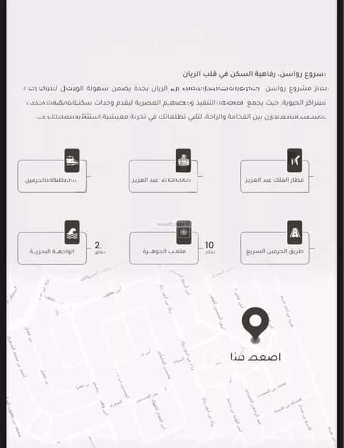 شقة 63 متر مربع بغرفتين الريان، شرق جدة، جدة