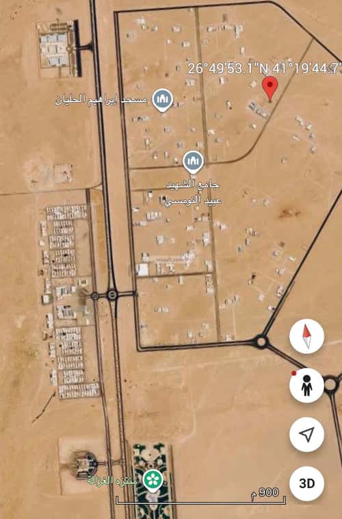 Land 400 SQM Facing East on 30m Width Street Al-Sina'Iyah, Al Ghazalah - Al Ghazalah