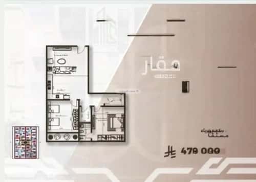 شقة 630 متر مربع بغرفتين النهضة، شمال جدة، جدة