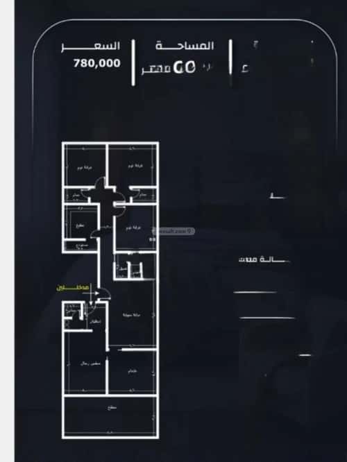 Apartment 600 SQM with 6 Bedrooms Al Rayaan, East Jeddah, Jeddah