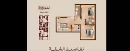 شقة 375 متر مربع بغرفتين النهضة، شمال جدة، جدة