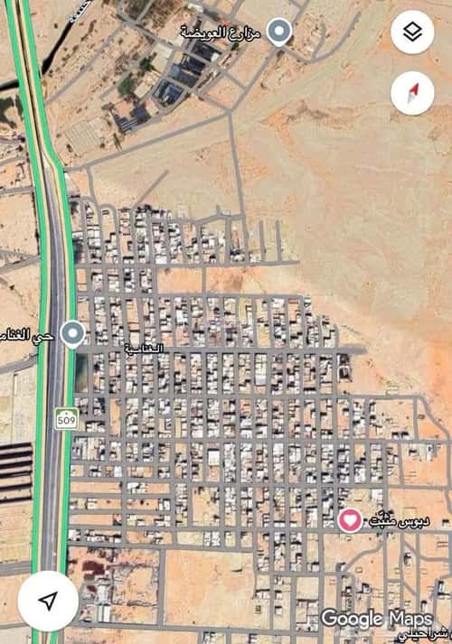 أرض 160 متر مربع شرقية على شارع 10م الغنامية، جنوب الرياض، الرياض