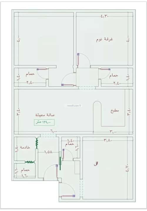 شقة 2939 متر مربع ب 3 غرف الجامعة، جنوب جدة، جدة