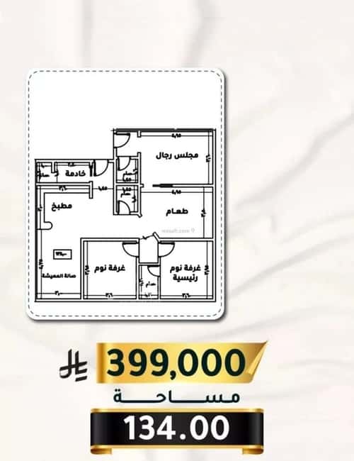 Apartment 2919 SQM with 4 Bedrooms Al Thagur, South Jeddah, Jeddah