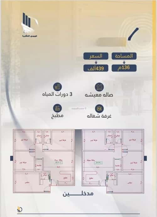 Apartment 1242 SQM with 4 Bedrooms Al Wahah, East Jeddah, Jeddah