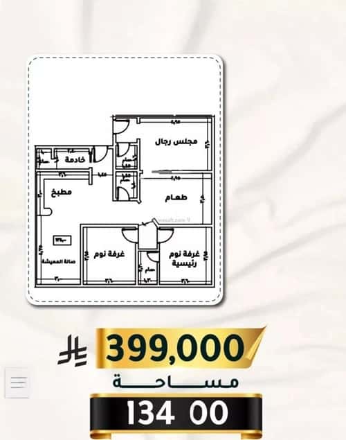 شقة 2919 متر مربع ب 4 غرف الثغر، جنوب جدة، جدة