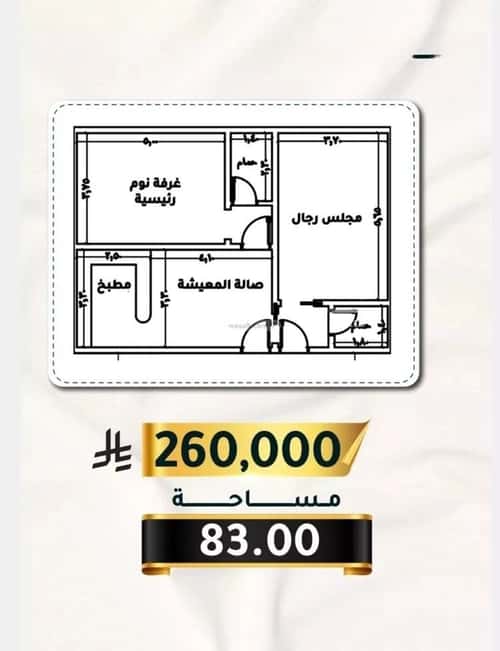شقة 2919 متر مربع بغرفتين الثغر، جنوب جدة، جدة
