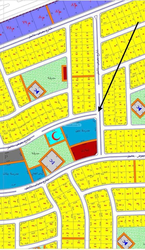 أرض 900 متر مربع جنوبية على شارع 16م الندى، شمال جدة، جدة