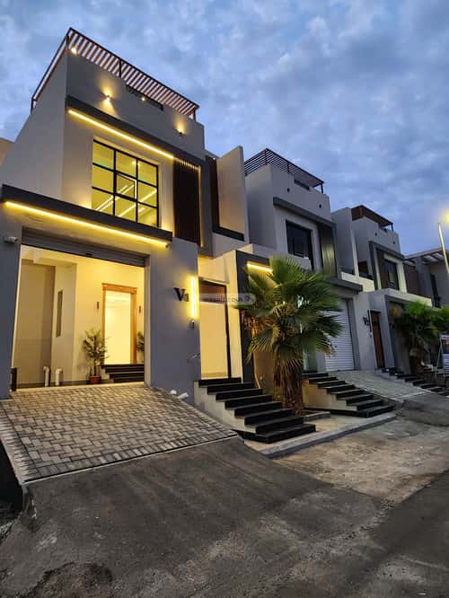 Villa 325 SQM Facing South on 20m Width Street Al Yaqoot, North Jeddah, Jeddah