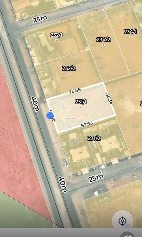 أرض 3450 متر مربع غربية على شارع 40م الرمال، شرق الرياض، الرياض