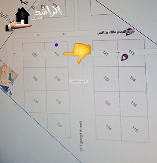 أرض 360 متر مربع جنوبية شرقية على شارع 20م النهضة، الخرج