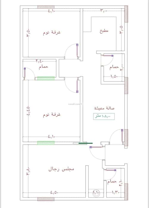 شقة 1260 متر مربع ب 3 غرف الجامعة، جنوب جدة، جدة