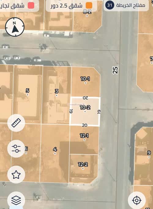 Land 380 SQM Facing East on 25m Width Street Al Sukb, Madinah