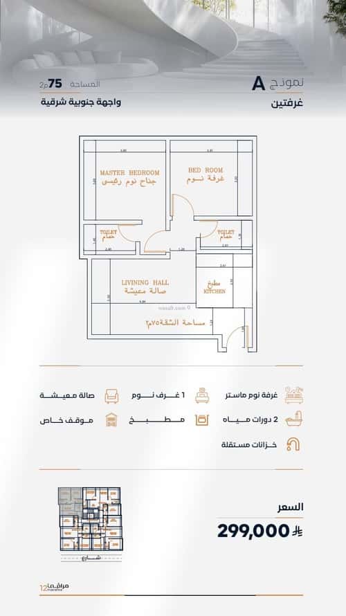 شقة 625 متر مربع بغرفتين الفيصلية، شمال جدة، جدة