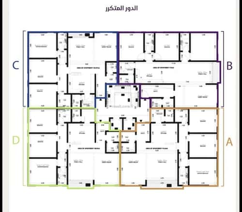 Apartment 154.93 SQM with 5 Bedrooms Al Naeem, North Jeddah, Jeddah