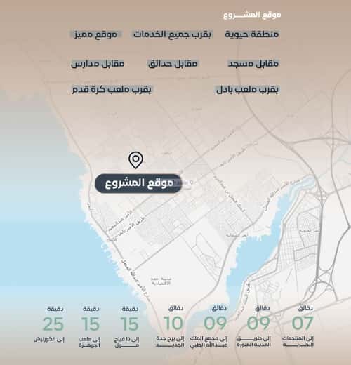 شقة 1588.88 متر مربع ب 3 غرف الياقوت، شمال جدة، جدة