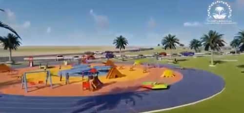 Land 251982 SQM Facing South on 30m Width Street The Marjan, Alqunafdhuh