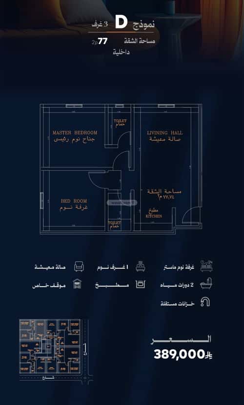 شقة 562.5 متر مربع بغرفتين الروضة، شمال جدة، جدة