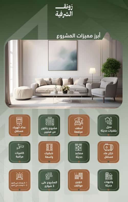 Apartment 829.81 SQM with 3 Bedrooms Al Sharafeyyah, South Jeddah, Jeddah