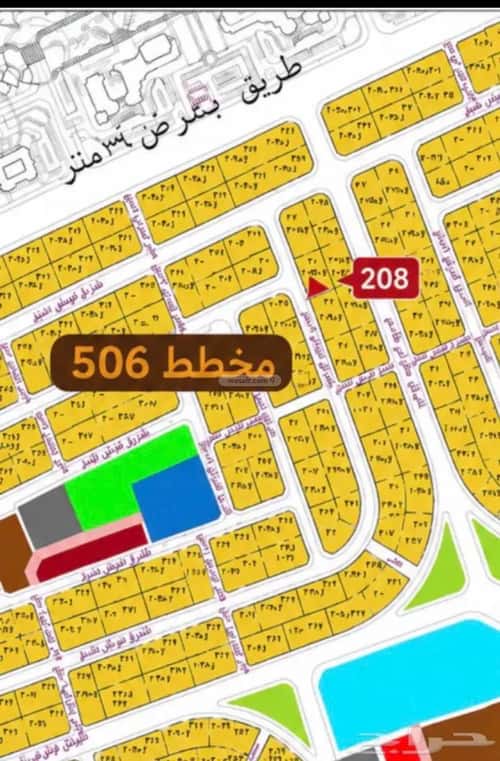 أرض 1005.8 متر مربع غربية على شارع 18م الناصرية 4، جازان