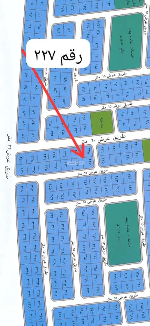 Land 587.5 SQM Facing South East on 15m Width Street Al Swaryee, North Jeddah, Jeddah