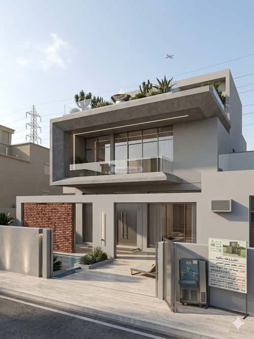 Villa 275 SQM Facing West on 15m Width Street Al Swaryee, North Jeddah, Jeddah