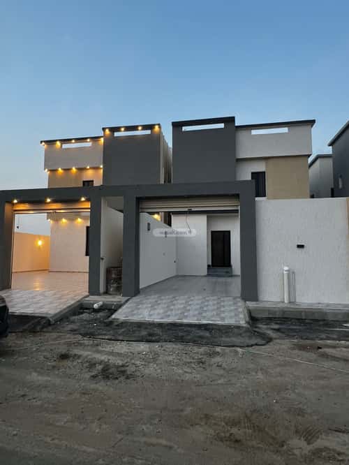 Villa 331.7 SQM Facing North East on 25m Width Street Al-Murooj, Samith