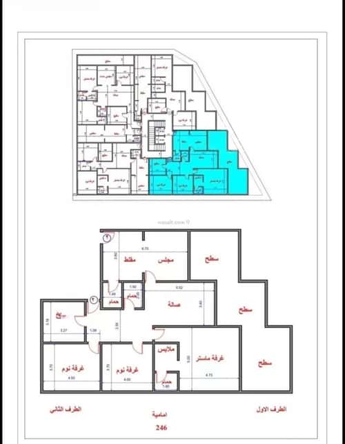 Apartment 599.39 SQM with 5 Bedrooms Mraykh, East Jeddah, Jeddah