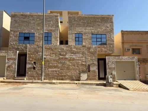 Villa 302.34 SQM Facing North on 20m Width Street Middle Al-Uraija, West Riyadh, Riyadh