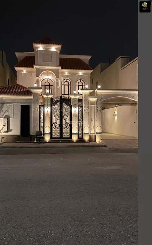 Villa 437.5 SQM Facing East on 40m Width Street Al Sheraa, Khobar