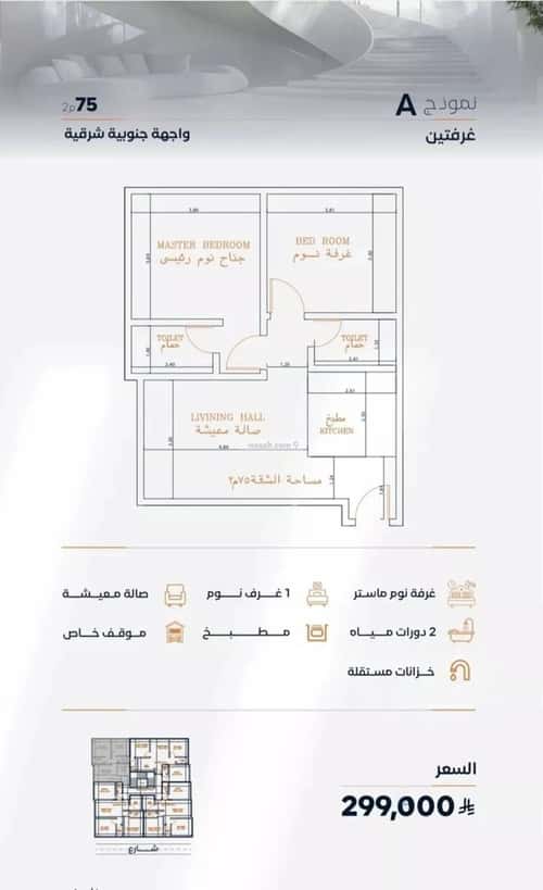 Apartment 625 SQM with 2 Bedrooms Al Faysaleyyah, North Jeddah, Jeddah