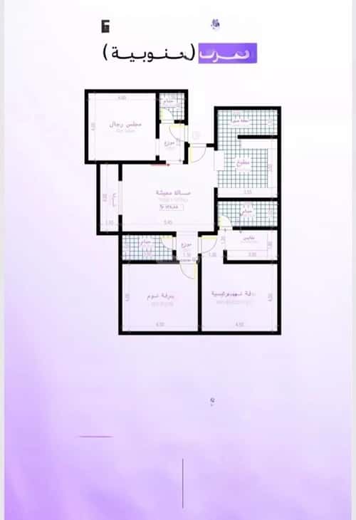 Apartment 1150.22 SQM with 3 Bedrooms Obhur Al Janoubeyyah, North Jeddah, Jeddah