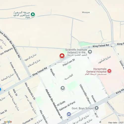 Rest House 450 SQM Facing North on 25m Width Street Al-Hazm District, Harimla'