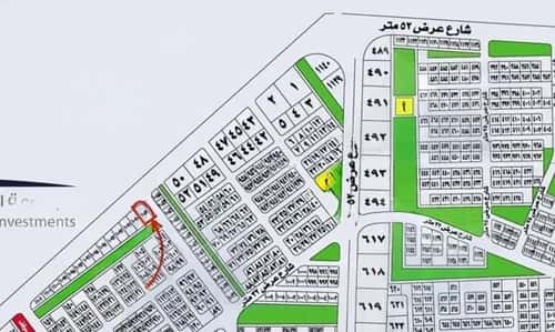 أرض 1659.9 متر مربع شمالية شرقية على شارع 52م البحيرات، شمال جدة، جدة