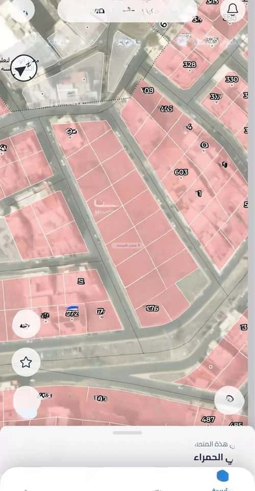 Land 568.48 SQM Facing South on 15m Width Street Alhamraa, Makkah Al Mukarramah