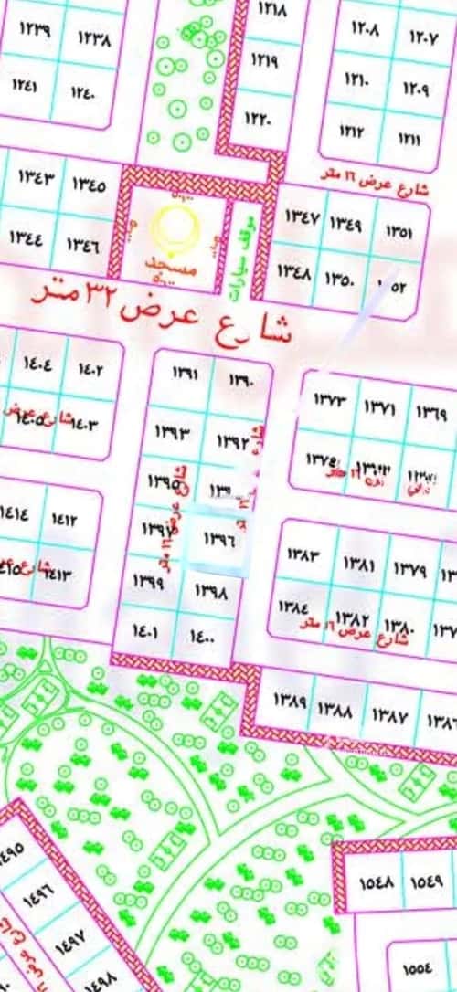 أرض 403 متر مربع شرقية على شارع 16م الغدير، شمال جدة، جدة