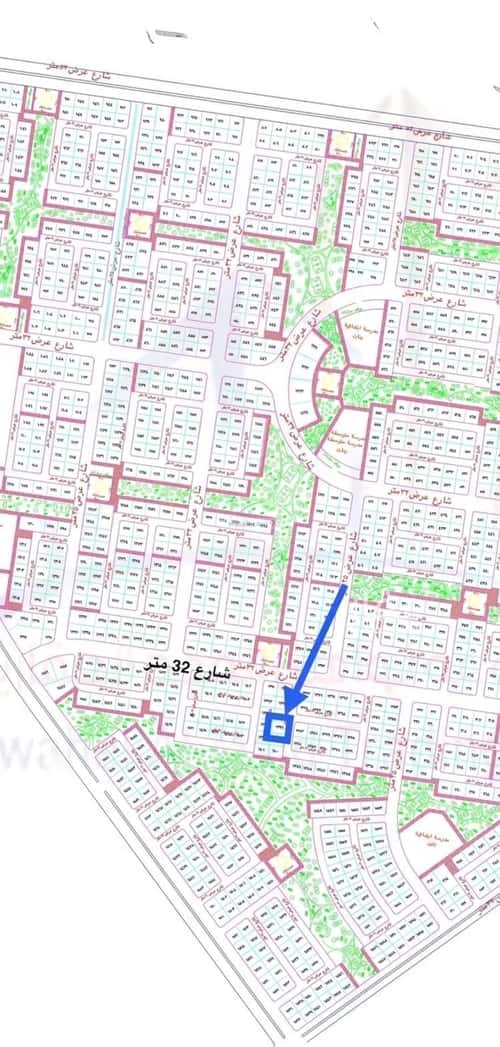 أرض 403 متر مربع شرقية على شارع 16م الغدير، شمال جدة، جدة