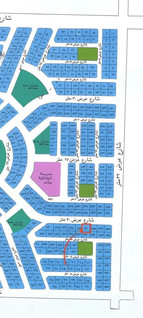 أرض 312.5 متر مربع شمالية على شارع 30م الياقوت، شمال جدة، جدة