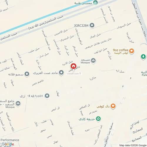 Villa 343.75 SQM Facing West on 15m Width Street Al Rahmanyah, East Jeddah, Jeddah